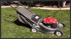 How to start the lawnmower