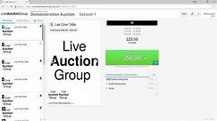 How to bid in a live auction