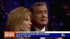Legendary TV host Regis Philbin dies at 88
