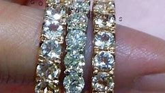 GoldandStones - Hand crafted morganite full eternity rings...