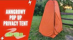 Anngrowy Pop Up Privacy Tent Shower Tent Review, Setup | Portable Outdoor Camping Toilet Tent