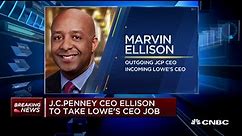 JC Penney CEO Ellsion to take Lowe's top job