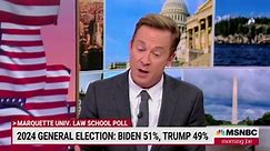 MSNBC host says new polls on economy should worry Democrats