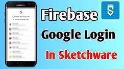 How to login with Google | Signin With Google In Sketchware | Sketchware Tutorial | Sketchware Pro