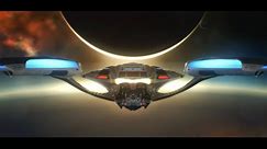 Strange New Worlds Intro with Odyssey-refit Enterprise-F (Star Trek Online)