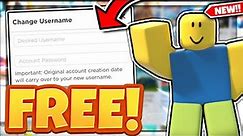 (2022) How To CHANGE YOUR ROBLOX USERNAME! *FREE* METHOD 2022
