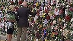 Joe and Jill Biden lay flowers at Surfside memorial wall