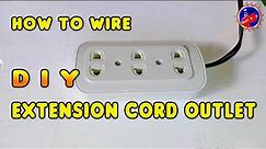 ⭕ Paano Gumawa O Mag Wiring Ng Extension Cord Outlet ⦿ How To Make Or Wire Extension Cord Outlet