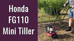 Honda FG110 Mini Tiller Set Up and Use