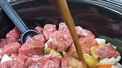 Easy Beef Stew in a Crock-Pot (slow cooked 8 hours)