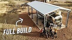 Family Builds an RV Carport in 1 WEEK!