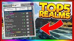 Minecraft Bedrock Edition Top 5 Best Realms 2024 [Xbox One/MCPE,PS4]