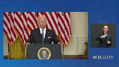 President Biden Delivers Remarks on Afghanistan