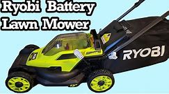 Ryobi ONE+ 13" Cordless Battery Push Lawn Mower Charge Grass Electric No Gas Oil Eco Friendly Clean