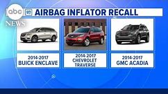 GM recalls nearly 1 million SUVs for airbag fault l GMA