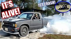The "Mechanics Special" S10 Still Lives!!! Rips A Sick Burnout + We Have Our First Mower Wreck!