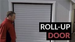 Roll-up Door for Outdoor Storage Building