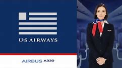 US Airways Official Safety Information Video — Airbus A330