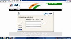 How to Pay BSNL Bill Online directly through the BSNL Portal | Broadband and Landline