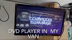 Van Conversion DVD player hook up in Deadman Campground May 2023