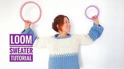 How to Loom Knit a Winter Sweater (DIY Tutorial)