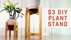 $3 Mid-century Modern Plant Stands with Plans