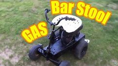 Making Gas Bar Stool from lawn mower