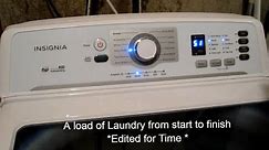 Insignia Top load Washer (How to Use)