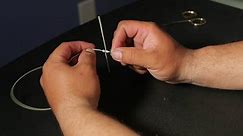 How to tie a Blood knot, line to line knot
