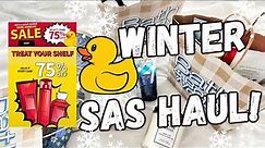 BATH & BODY WORKS WINTER SAS HAUL 2023 | PLUS OUTLET HAUL AND 75%OFF FINDS!