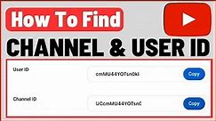 How To Find YouTube Channel ID & User ID [NEW METHOD]