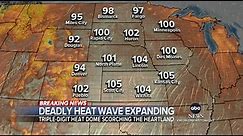 Deadly heat wave expands to Midwest