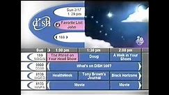 Dish Network Channel Surfing - February 2002 (NASCAR, Phred on Your Head, Invader Zim, and more)
