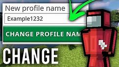 How To Change Username On Minecraft (Easy Guide) | Change Your Minecraft Name