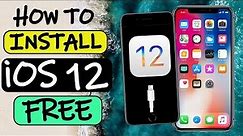 How To Install iOS 12 Beta 1 FREE No Computer - iPhone, iPad & iPod Touch