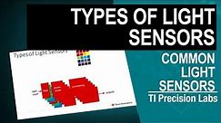 Types of light sensors