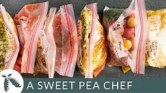 7 Slow Cooker Freezer Packs | How To Meal Prep | A Sweet Pea Chef