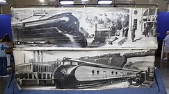 1936 Lionel Trains Mural Photograph Posters