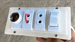 How to Make Electric Extension Box With Series At Home | Trending Home Wiring Basics