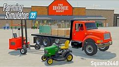 Home Depot Deliveries! (NEW Lawn Mower & Snow Blower) | FS22