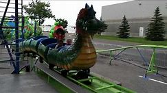 Monica At An Amusement Park - Little Dragons Coaster - Galeries D'Anjou Montreal