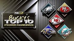 NFL top-10 rankings: Eagles hold top spot; 49ers, Ravens climb; Lions tumble