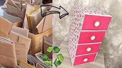 DIY drawer dividers cardboard - Cardboard Craft - Making a closet