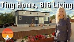 She Retired & Downsized into a BIG Tiny House - For Sale b/c she fell in love!