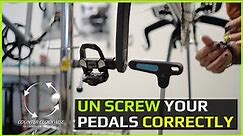 How to remove your bicycle pedals without damaging it.
