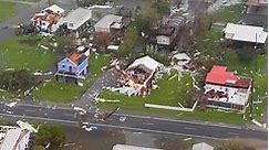 HURRICANE IDA: U.S. Coast Guard aerial footage shows damage and destruction in Grand Isle, Louisiana
