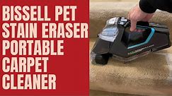 Bissell Pet Stain Eraser Review And Demonstration - Portable Carpet Cleaner