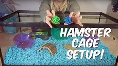 HOW TO SET UP A HAMSTER CAGE!