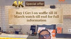 Kush Khurana | Foodie 🇮🇳 on Instagram: "Buy 1 Get 1 on Waffle till 31st march 4k spl offer Only at @the_waffleco.sirsa Barnala Road , Near Bollywood Lounge , Sirsa ❤️ ———————————————————————————— Special Note :- To guys ye offer 31 st March tak Morning 10:00 AM se evening me 5:00 PM tak hi hai ———————————————————————————— To guys international Waffle day par special scheme hai buy1 get 1 on waffle section and guys inke waffle me extra crunchyness hai aur sath me yr mst si icecream daal le kede