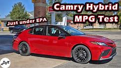 2022 Toyota Camry Hybrid – MPG Test | Highway Range [XSE]